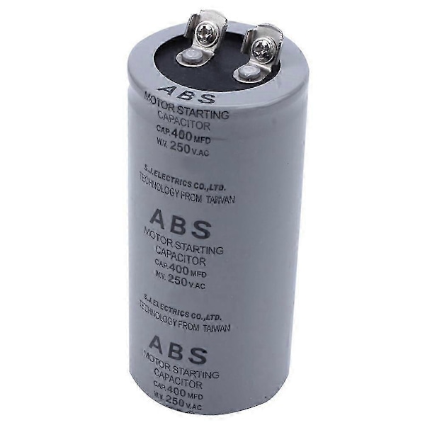 ABS 400MFD 400uF 250V Sylinterimäinen AC-moottorin käynnistyskondensaattori