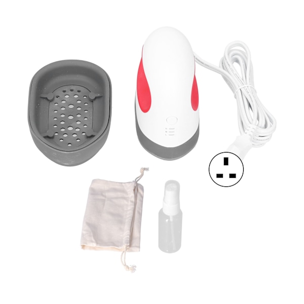 Röd minipress för strykning, bärbar, automatisk temperaturkontroll, värmepressmaskin, strykmaskin, UK-kontakt, 220 V