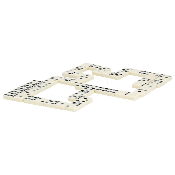 Domino Set Klassiska Dominobrickor 28 Stycken Amino Plast Pussel Dominobrickor för Pojkar Flickor Fest