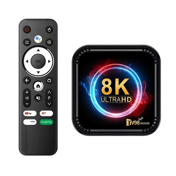 TV98 RK3528 Smart TV Box Wifi Media Player Digiboksi, 4G+64G EU-pistoke
