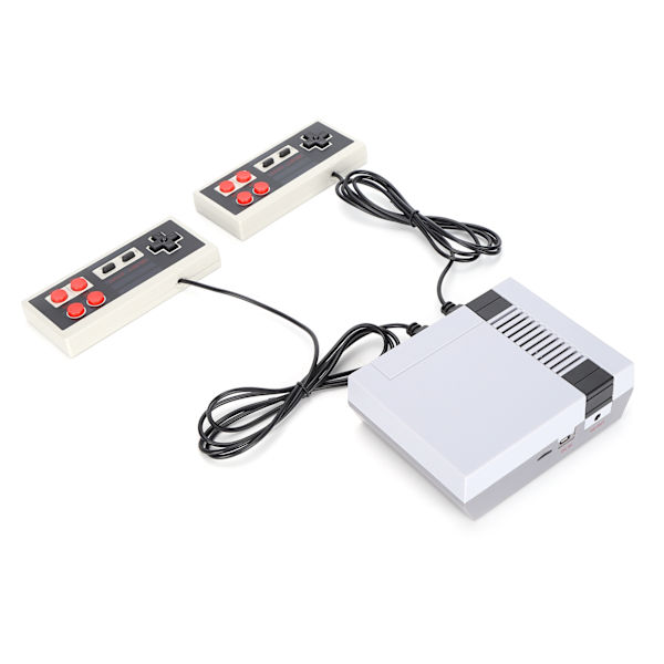 Spillkonsoll Controller Klassisk Mini Gamepad Ekstern TV Spillkonsoll med Minnekort 110‑240VUK Plugg