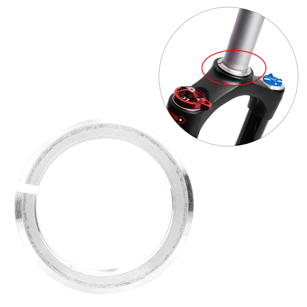 3 stk aluminiumslegering sykkel foran gaffel pedal skive lager headset avstandsstykke 28,6 mm