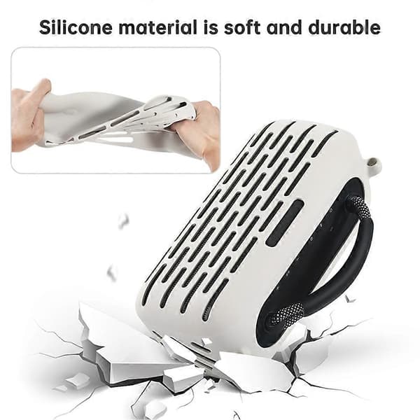 Silicone Case for Bose SoundLink Max Portable Speaker Anti-scratch with Shoulder Strap Durable Carrying Protective Shell A Black