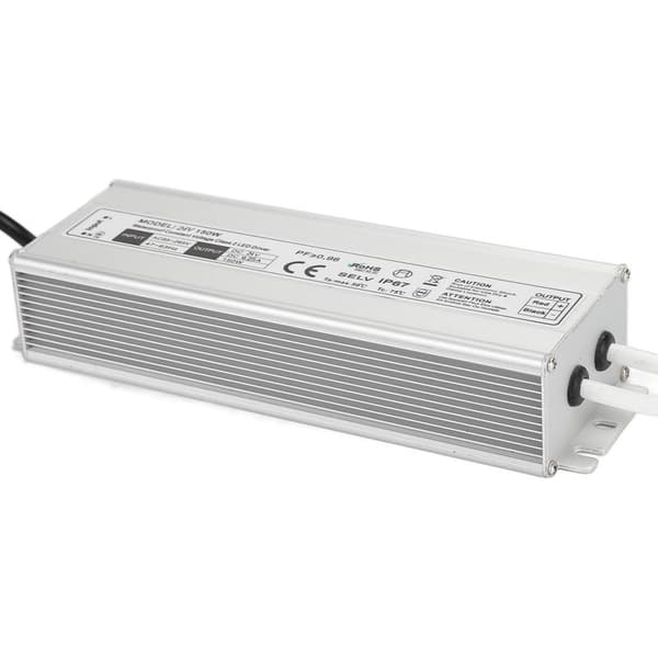 IP67 vanntett strømforsyning 24V 150W 6.25A transformator LED konstant spenning EU-plugg AC85-265V.