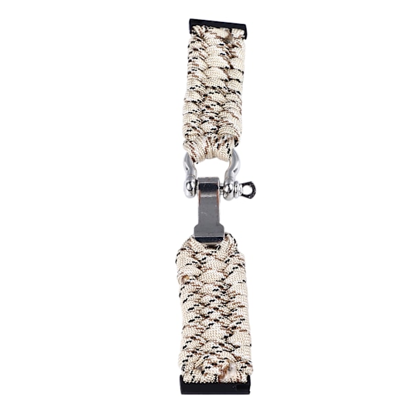 Ersättning klockarmband vävt band nylon paracord handgjord klockarmband för Suunto 7 9 D5i 24mm öken