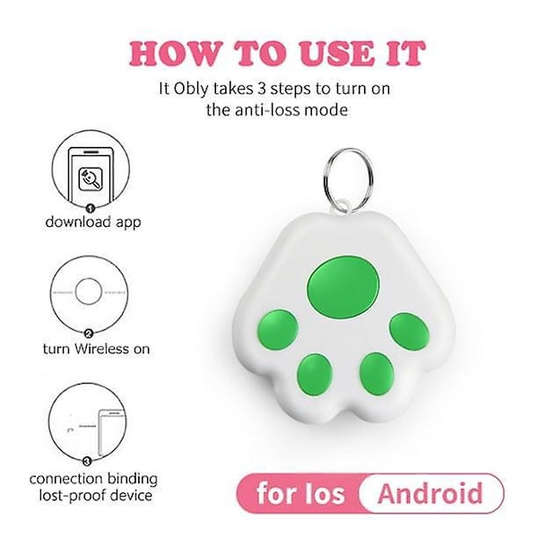 Smart GPS-spårare Bluetooth-nyckelhittare Locator Ny modell