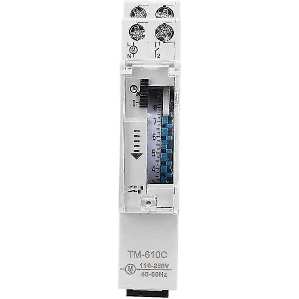 Din-kiskoon asennettava älykäs ajastinkytkin Rail Time Switch TM610C 220V katuvaloille