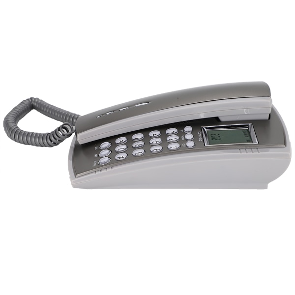 KX T071CID Vægmontering Desktop Telefon med ledning Telefon Mute Hjemmekontor Hotel Call Center Grå