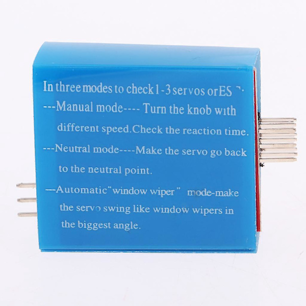 Styremaskine Tester RC Drone Motor ESC Elektronisk Hastighedsregulator Tester--
