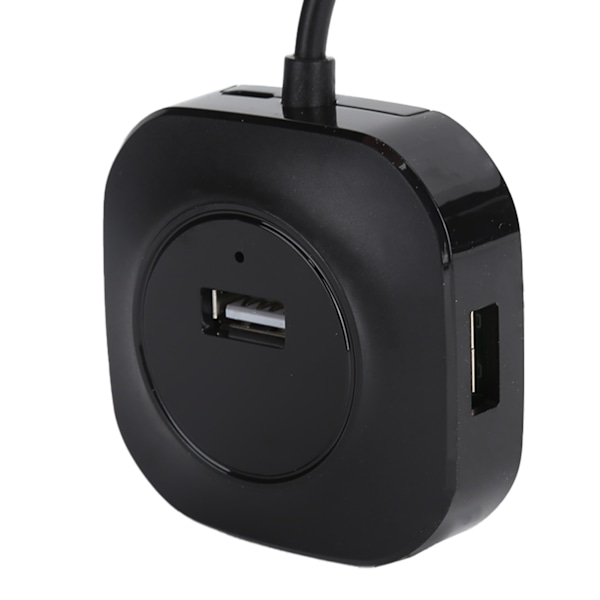 USB-keskitin, 4-porttinen sovitinlaturi, ultraohut datanjakaja PVC:stä flash-kiintolevylle, näppäimistölle 2.0