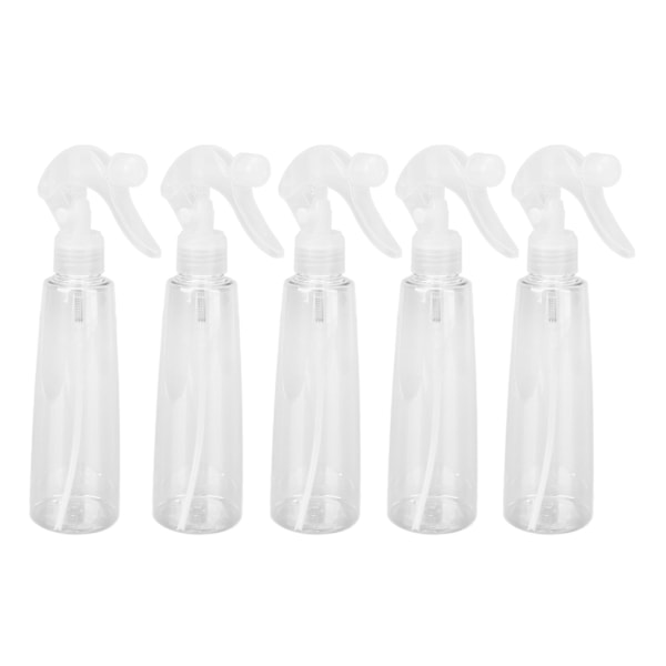 5 st sprayflaskor 200 ml stor sprayvolym transparenta små sprayflaskor för hem utomhus kontor resor
