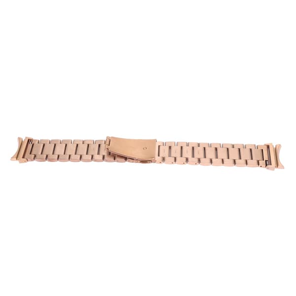 Klokkerem i rustfritt stål kompatibel med Galaxy 4 Quick Release Solid metallklokke erstatningsrem Rosegull