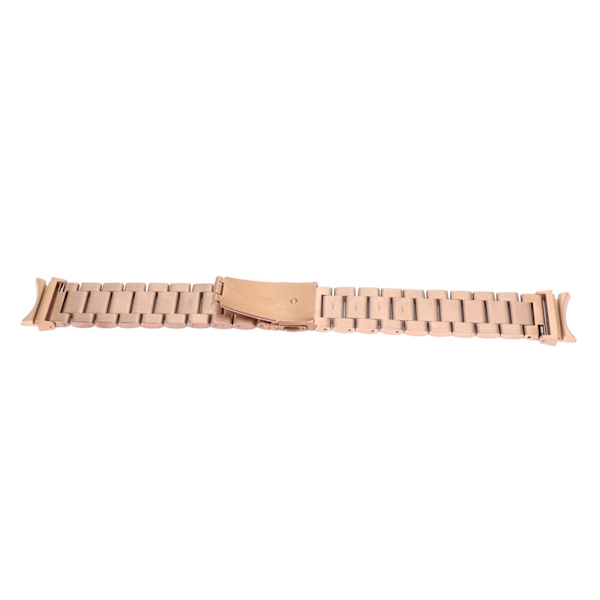 Urrem i rustfrit stål kompatibel med Galaxy 4 Quick Release Solid Metal Urudskiftningsrem Rosaguld