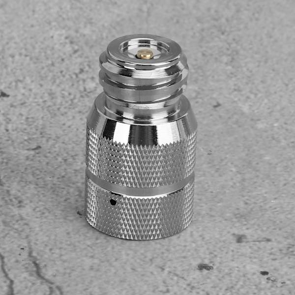 CO2-cylinderadapter til SodaStream TR21-4 han-gevind til G1/2 type30 hun-gevind