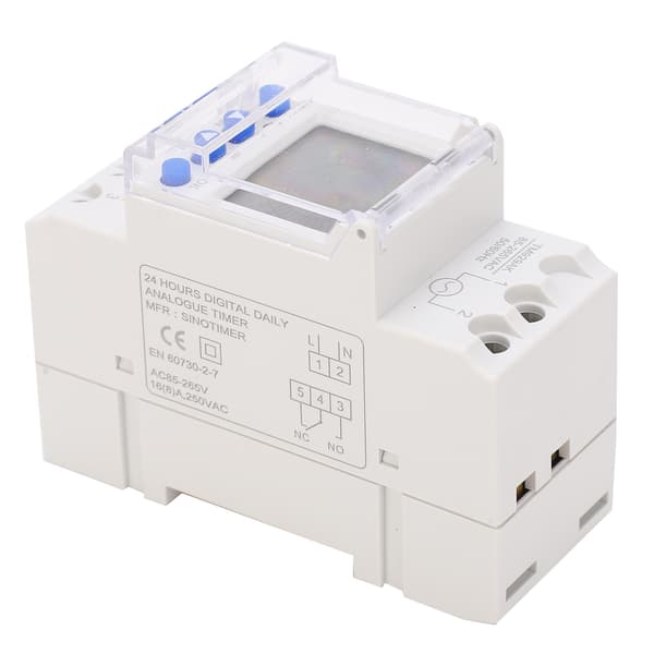 Digital Timer Switch Analog Programmerbar Bakgrundsbelyst Flytande Kristalldisplay TM929AK 85‑265V 16A