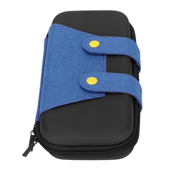 Til Switch Lite Bæretaske EVA Rejsebæretaske til Spillekonsol Tilbehør med Dobbelt Lynlåsrum Sort Blå Til Switch Lite