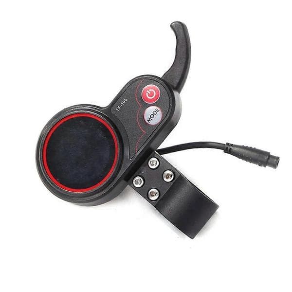 For electric scooter instrument throttle universal throttle display controller 48V 6 pin Svart