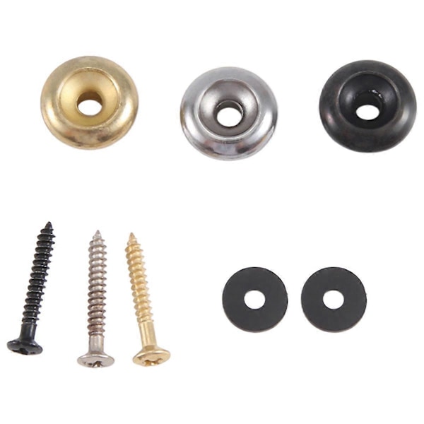 Gitarrbandsknappar Straplocks Tail Nail Ändstift