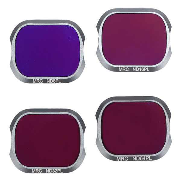 ND8PL 16PL 32PL 64PL Multilayer Nanometer Coating Vandtæt ND Filter til Mavic Pro 2