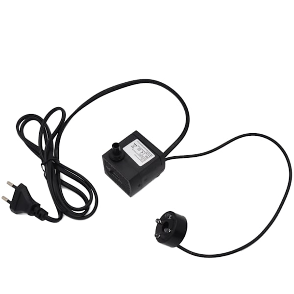 Hiljainen vesipumppu ABS High Flow uppopumput Garden Fountain Fish Tank 5W 4 valolle