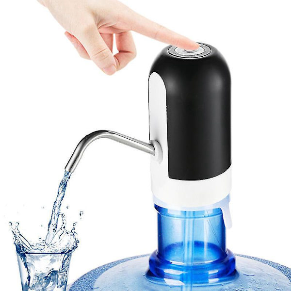 Bärbar USB-laddningsbar vattenflaskepumps - Automatisk Elektrisk Dispenser för 5 Gallonsflaskor
