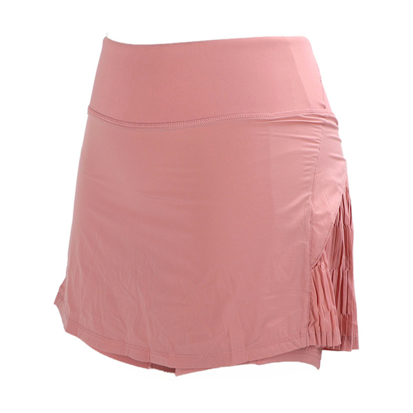 Kvinnors Tennis kjolar Inter Shorts Bred Midja Snabbtorkande Träning Sport kjol Rosa XL