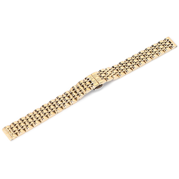 Urremme i rustfritt stål, elegant og trendy erstatningsrem til klokke, tilbehør 14 mm / 0,55 tommer