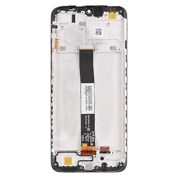 Kompatibel Xiaomi Redmi 9A/9C Grad C LCD-skärm och digitizerenhet + Ram Ersättningsdel