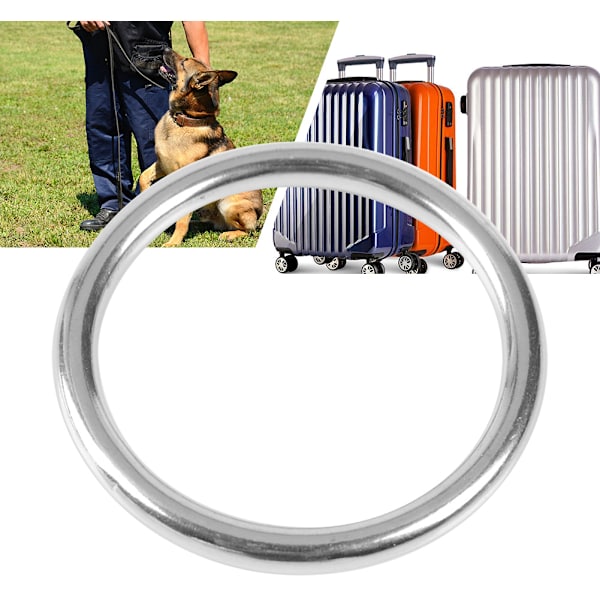 304 rostfritt stål svetsad O-ring (05045 linjediameter 5 mm * innerdiameter 45 mm) Dykdjurstillbehör