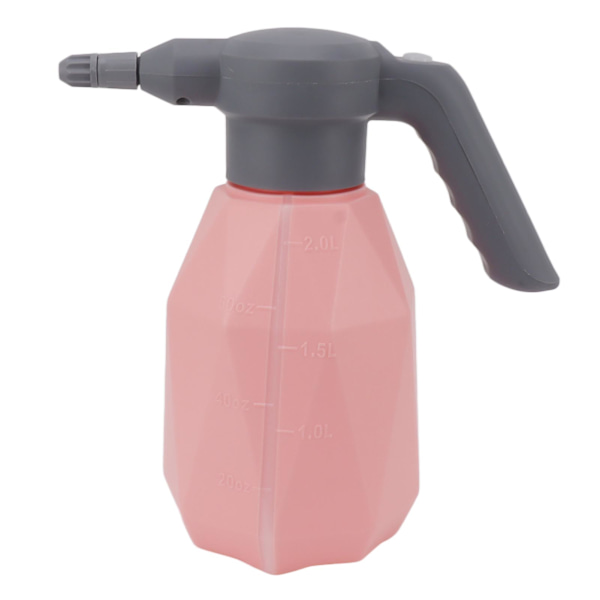 2L elektrisk sprøyte Hjem Hage Liten Oppladbar Sprøyte Sprinkler Automatisk Vannings Sprøyte Rosa med Universal Hode
