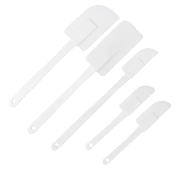 5-pack vaxspatelset i silikon, återanvändbar vaxomrörare, multifunktionella vaxpinnar för hem och salong
