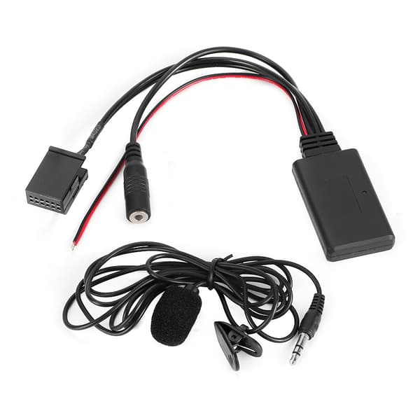 AUXIN Ljudkabeladapter Bilstereo Bluetooth Mikrofon Passar Opel CD30 CDC40 CD70 DVD90
