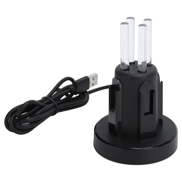 USB Gamepad-laderdokk med 4-ports LED-spillkontrollerlading for Joy‑Con-kontroller