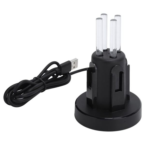 USB Gamepad Oplader Dock med 4 Port LED Gaming Controller Opladning til Joy‑Con Controller