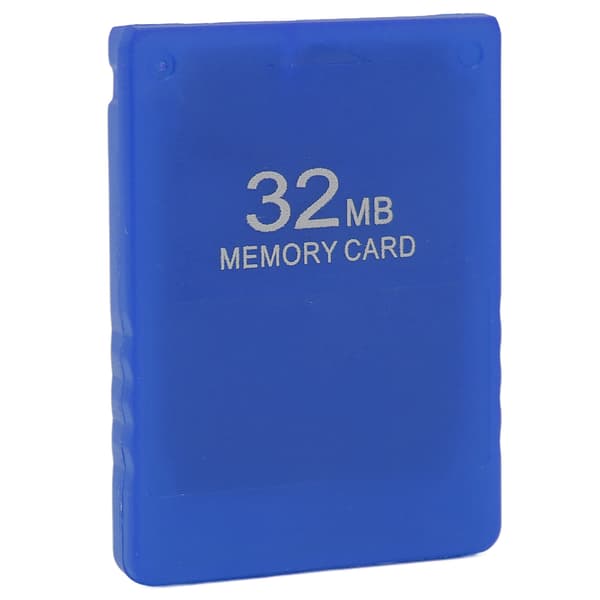 32MB Game Console Hukommelseskort Højhastigheds FMCB1.966 Gaming Eksternt Datakort til PS2 Blå