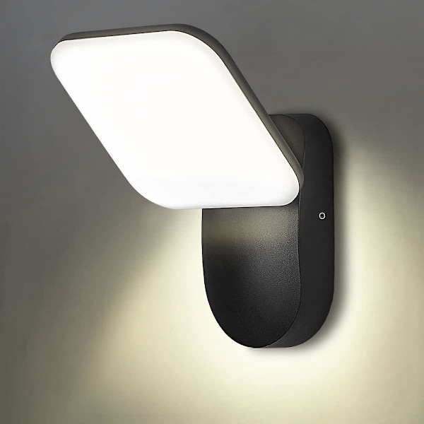 12W LED Vægskinne Indendørs Udendørs Huat Nedhængt Vægskinne Moderne LED Vandafvisende IP65 Aluminium Vægskænke til Stue Trappe Gang Have (Sort