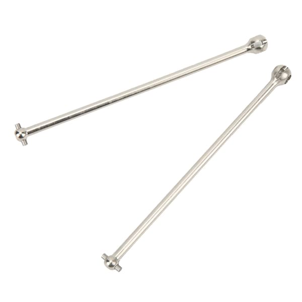 2 stk. RC Forreste Bageste Drivaksel Stål 150 mm Fuld Længde CVD Dogbone Tilbehør til ARRMA 1/7 1/8 RC Bil Sølv