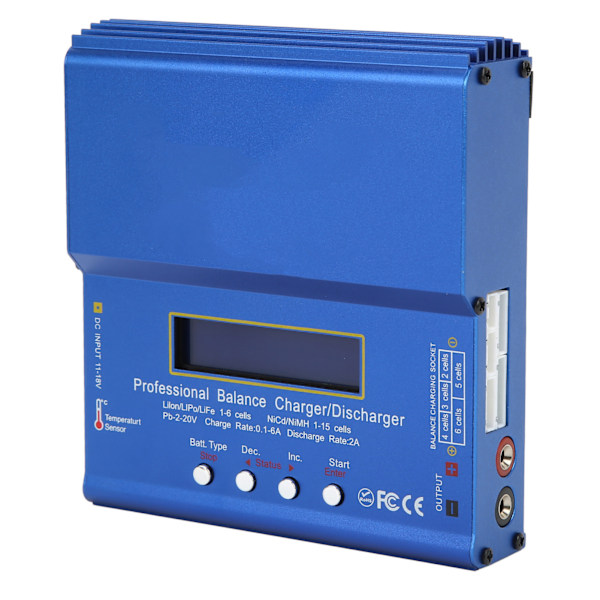 Lipo Batteri Oplader IMAX B6AC Balance Smart Lithium Oplader Neutral 80W til Lilon LiFe LiPo NiMH NiCd PB Batteri