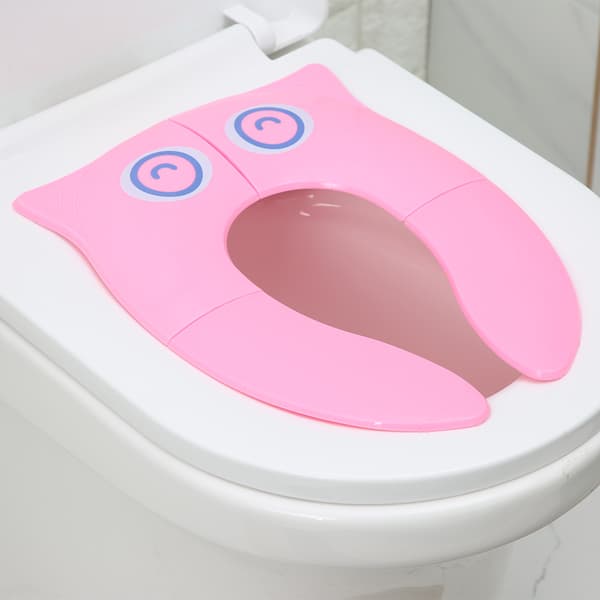 Sammenleggbart potteunderlag for barn, bærbart reise-baby-småbarn-toaletttreningspute #4