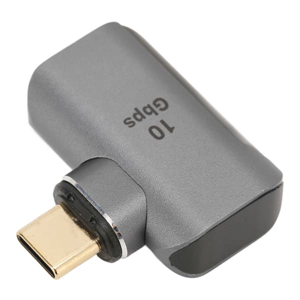 Magnetisk Type C til USB-adapter 24-pinners gullbelagt aluminiumshus 8K 60Hz Lysegrå USB3.1-adapter