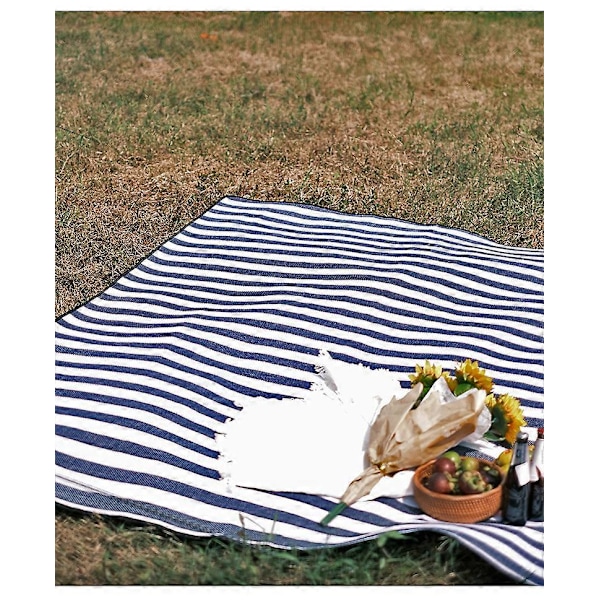 Vandtæt Picnic Tæppe Udendørs Akrylternet Picnic Måtte Vaskbar Foldbar Camping 150X200cm