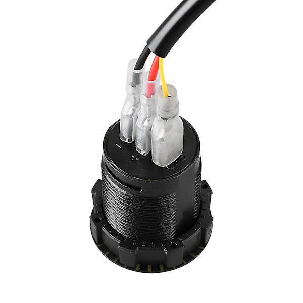 Vedenpitävä 12V/24V Mini LED-digitaalikello autoihin, veneisiin ja moottoripyöriin