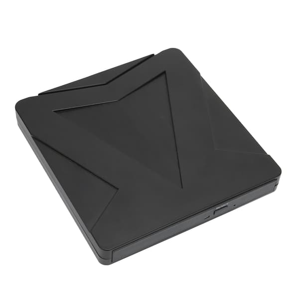 Extern DVD-enhet 5 Gbps USB3.0 Typ C Dubbelt gränssnitt Slim bärbar multifunktionell CD DVD-brännare för datorer Svart