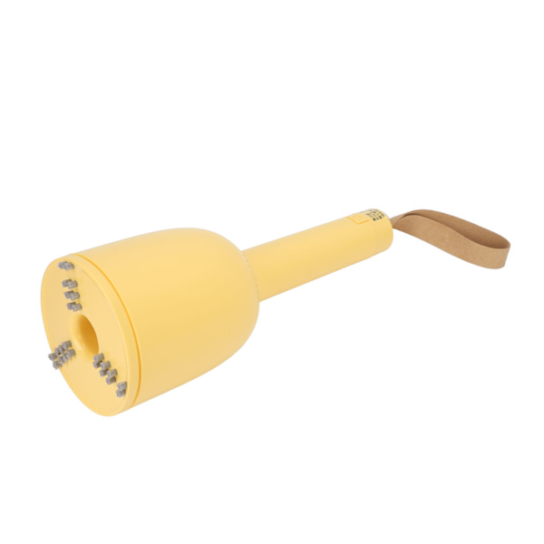 Mini støvsuger 360° rotation Mini skrivebordsstøvsuger Mute stor sugekraft USB opladning håndholdt støvsuger til negle sofa gul