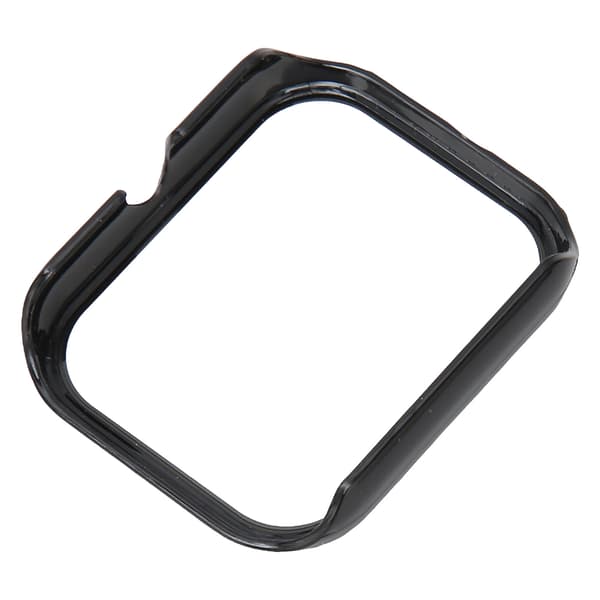 Ur Proetction Cover PC Hærdet Glas Fuld Dækning Urskærm Etui til Haylou RS4 Sort
