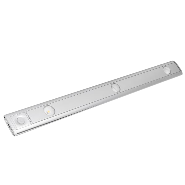 Menneskekropps induksjonslampe 3LED ladesensorlys for skap garderobe skap 44cm kald hvit 160lm 6500K