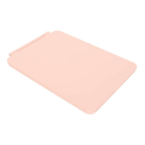Upplyst sminkspegel 3 färger Ljuslägen Vikbar Uppladdningsbar Bärbar Mini smink-LED-spegel för resor Hembruk Rosa