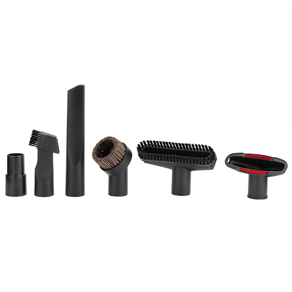 6 st/set dammsugarmunstycke sugmunstyckesats borste kit passar för 32 mm till 35 mm innerdiameter