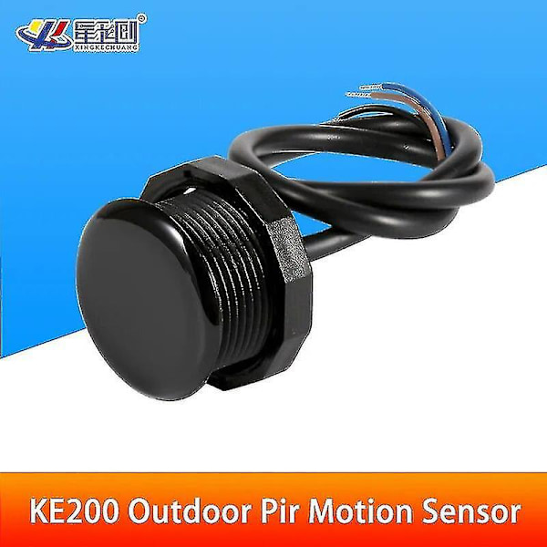 Fordonssensorer KE200 DC 5v-24v Pir Rörelsesensor Infraröd Diffus Reflekterande Närhetssensor för Utomhusbruk-B5 xKC-KE200-Relay-NC