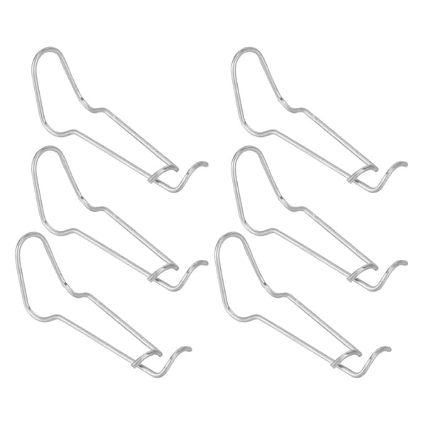30 stk. plantestøttefjederclips i rustfrit stål til have-drivhus til 11 mm diameter